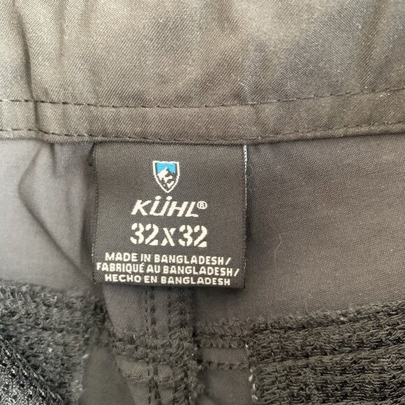 Kuhl Renegade Afire Pants Men 32 x 32 Black Lightweight Performance Nylon 5158 - Picture 13 of 16